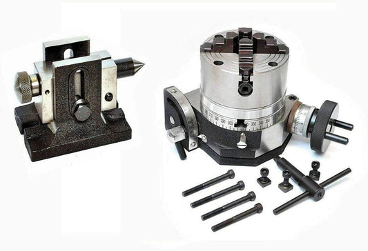 Tilting Rotary Table 4" With 100mm - StellerGear