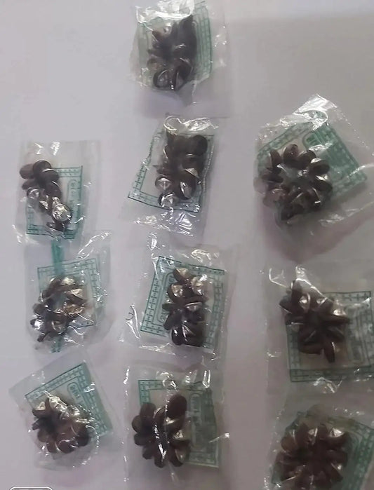 Acupressure star magnets set, star-shaped dark magnets in small sealed bags