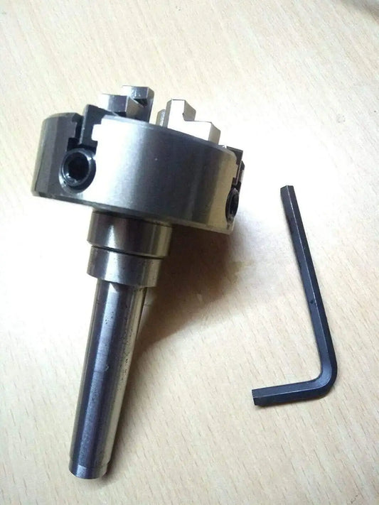 65mm 4 Jaw Independent Chuck,MT3 Mounting Shank 1/2 Drawbar Threaded 14x1 - StellerGear