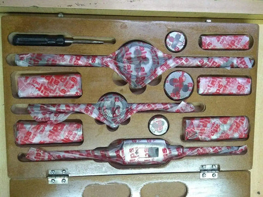 Tap And Die Set 1/4 To 1/2 British Standard Whitworth- Boxed Complete Bsw - StellerGear