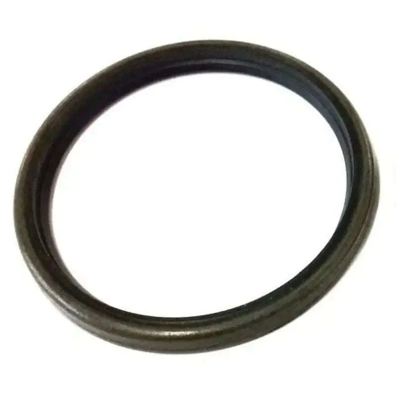 Black rubber wiper seal ring with outer circular profile