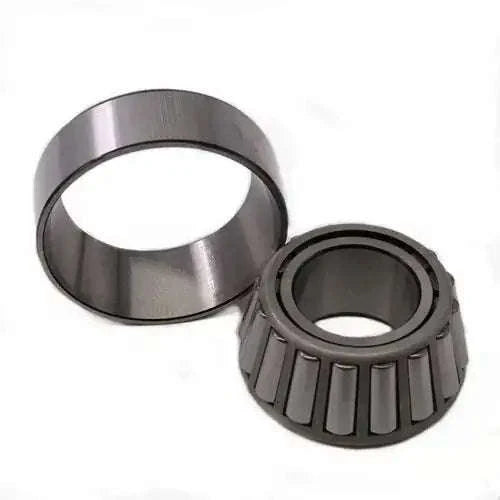 Taper roller bearing with metal outer ring and roller cage, two-piece set