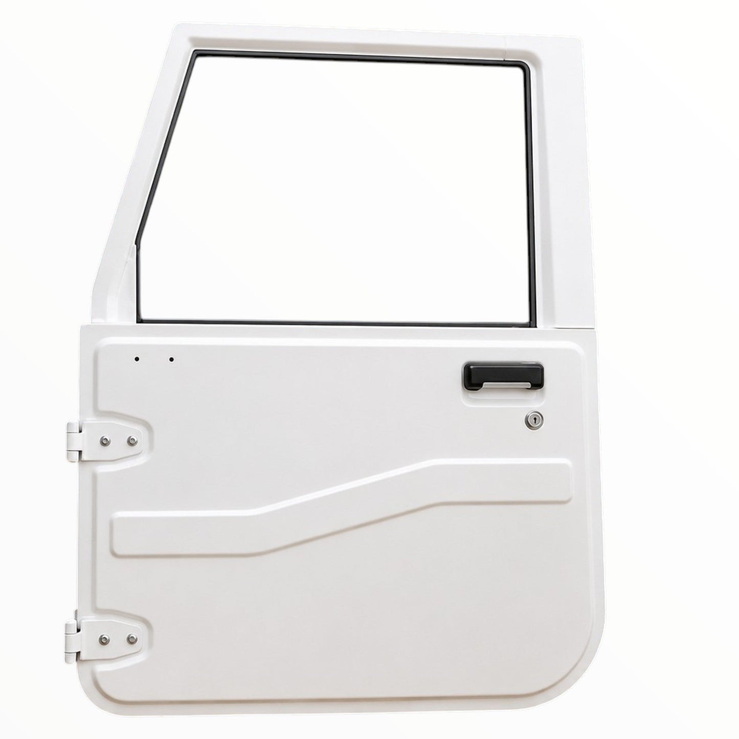 Mahindra ROXOR Two Door Set Right & Left Complete with Fittings Black/White – Refurbished