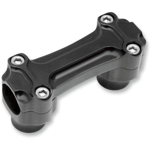 Fits Royal Enfield BLACK HANDLEBAR CLAMP INTERCEPTOR 650 - StellerGear