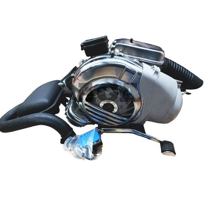 2 STROKE 150CC 5PORT 12VOLT KICK START 4 BOLT 8" HUB ENGINE VESPA PX STAR VBX LML VBB VBC VNA SUPER SPRINT - StellerGear