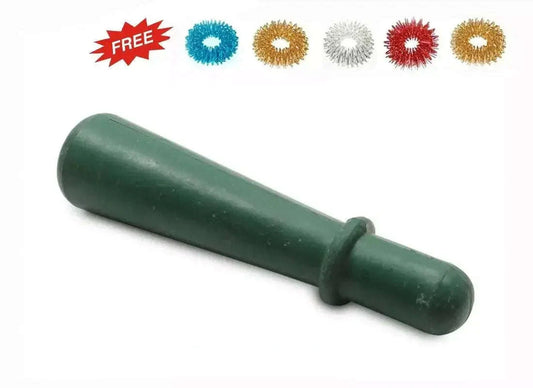 Acupressure Atter Singh Rubber Jimmy Hand Foot Body Massager Free 5 Sujok Rings - StellerGear