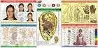 Acupressure Charts Set of 5 - Face, Reflex, Chakra & More