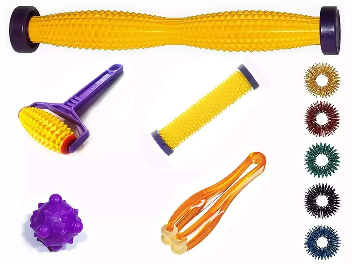 Acupressure Health Kit - Foot Body Finger Palm Hand Roller Massager