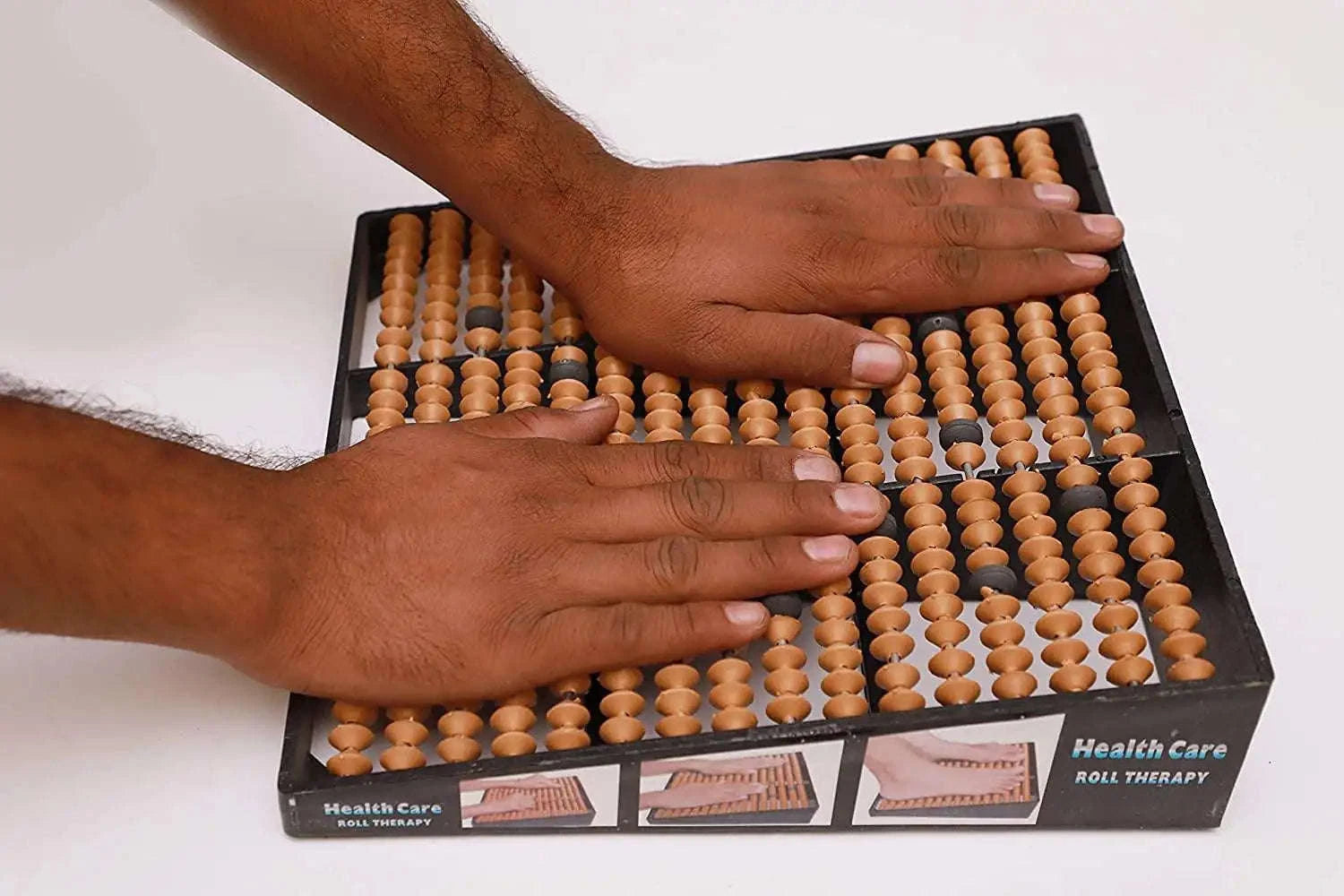 Acupressure foot massage mat designed for relaxation and comfort.