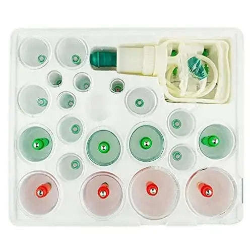 Acupressure Hijama Cupping Set - 24 Vacuum Cups for Wellness