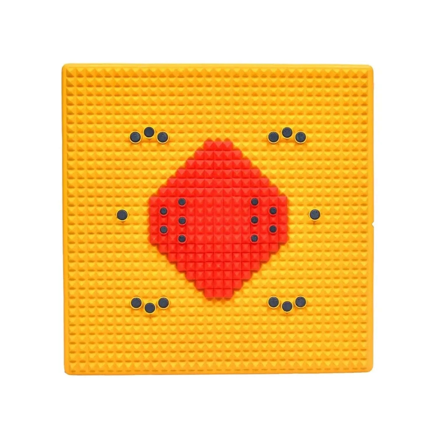 Acupressure mat with copper nodules designed for wellness and relaxation