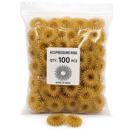 Acupressure Sujok Rings High Quality Large Size Pack Of 100 StellerGear