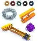 ACUPRESSURE Sujok Rings Set with Massagers and Rollers - StellerGear