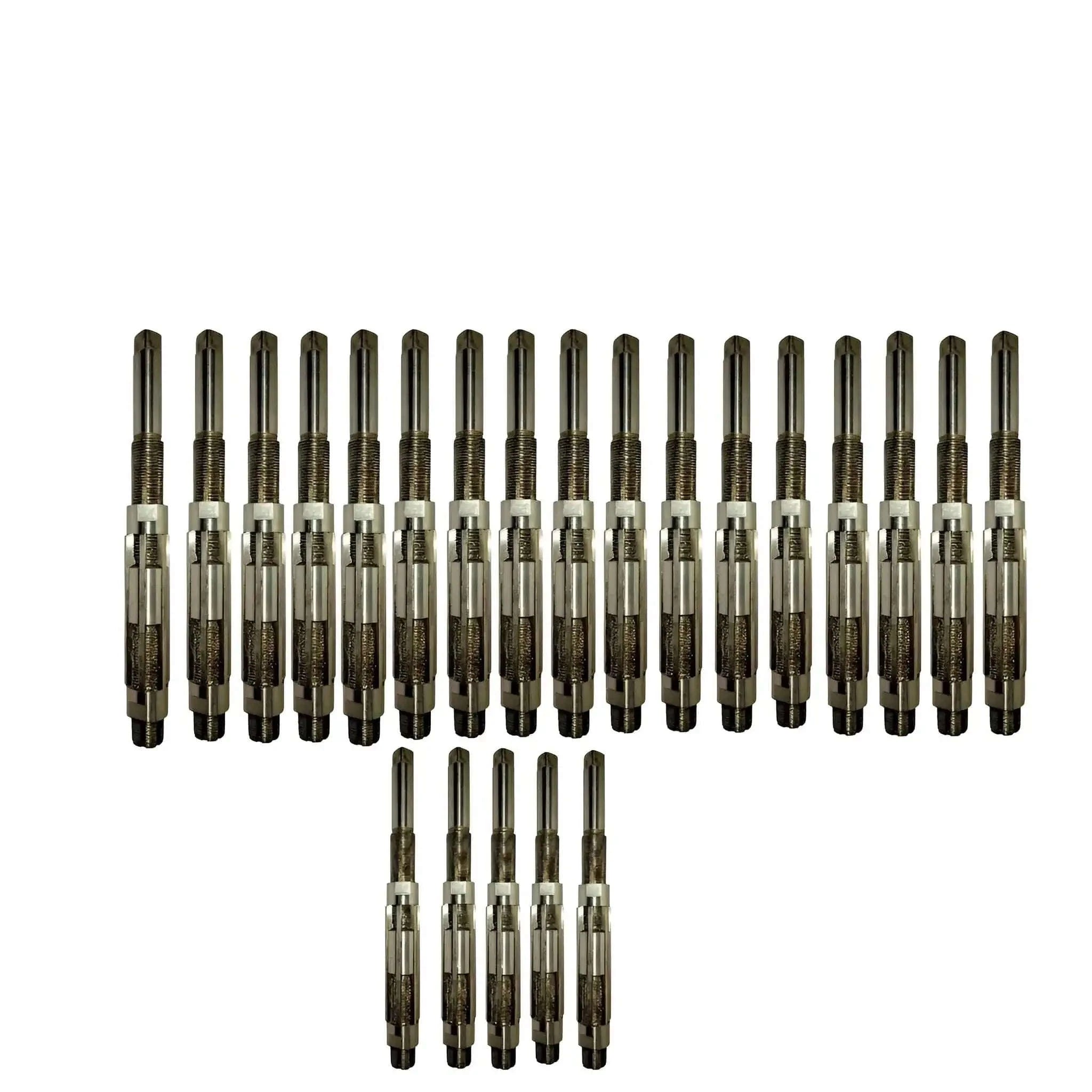 Adjustable Hand Reamer 22 Pcs Set- H-V TO H-18 Sizes 1/4" to 3-11/32" - StellerGear