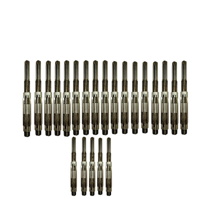 Adjustable Hand Reamer 22 Pcs Set- H-V TO H-18 Sizes 1/4" to 3-11/32" - StellerGear
