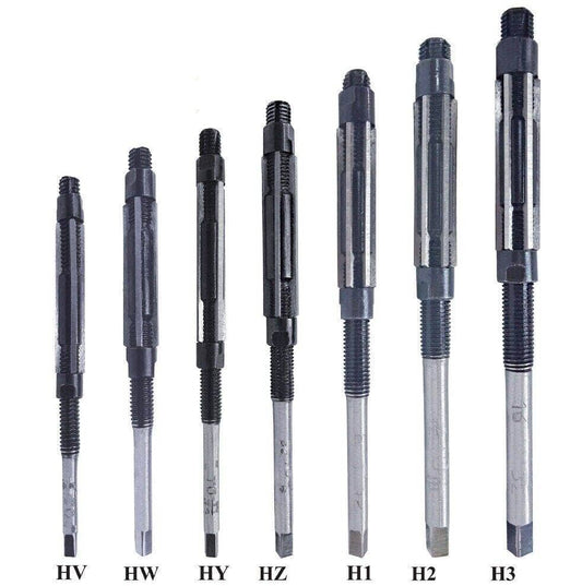 Set of Adjustable Hand Reamers in Various Sizes for Precision Hole Sizing