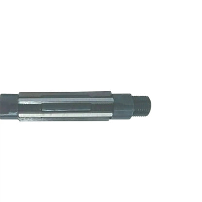 Adjustable hand reamer with ridged grip and metal cutting shaft