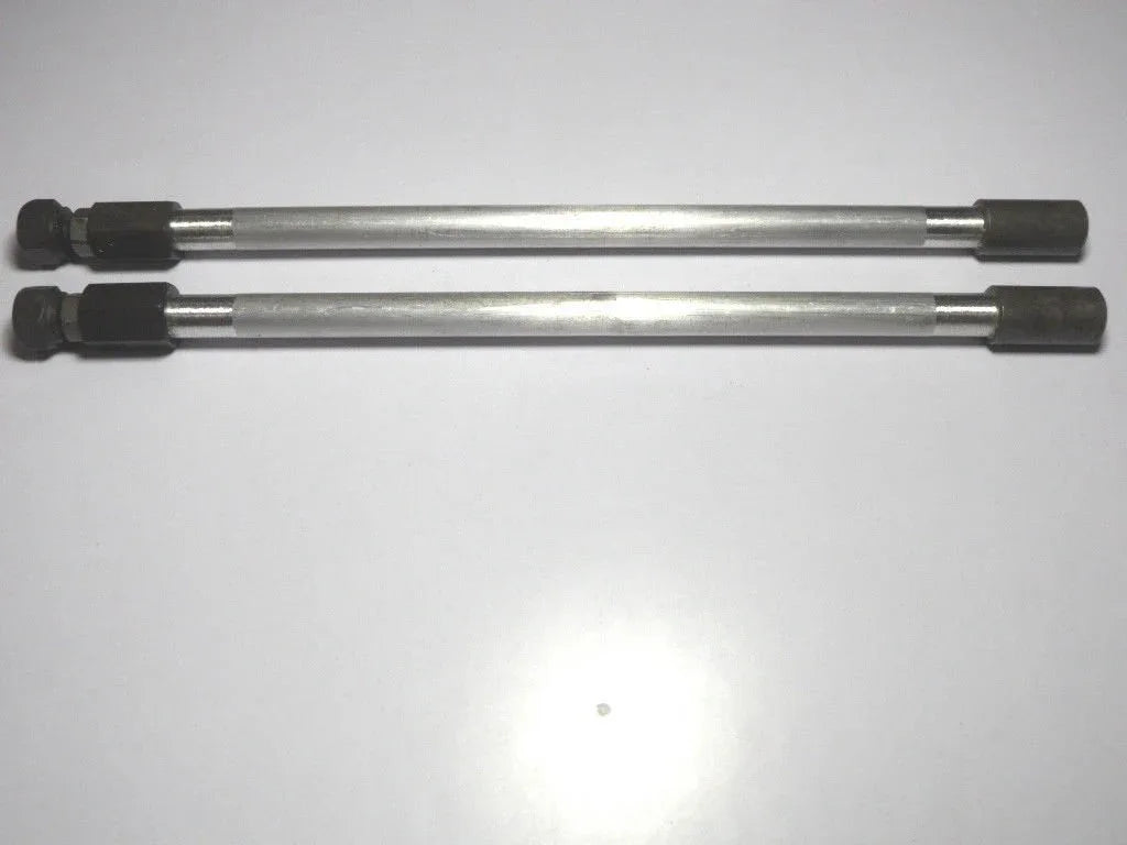 500cc push rod kit with two metal rods and rubber end caps