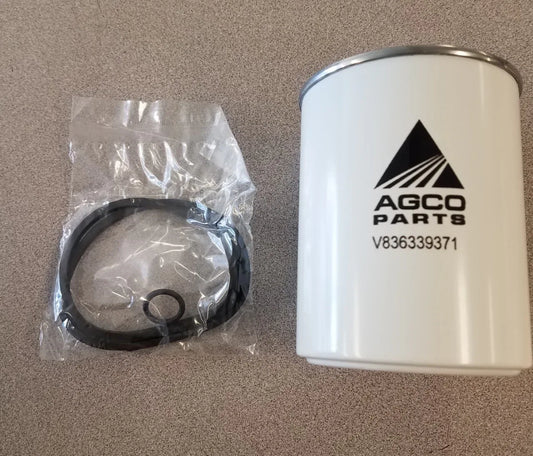AGCO fuel filter filter with included O rings for tractor parts maintenance and repair