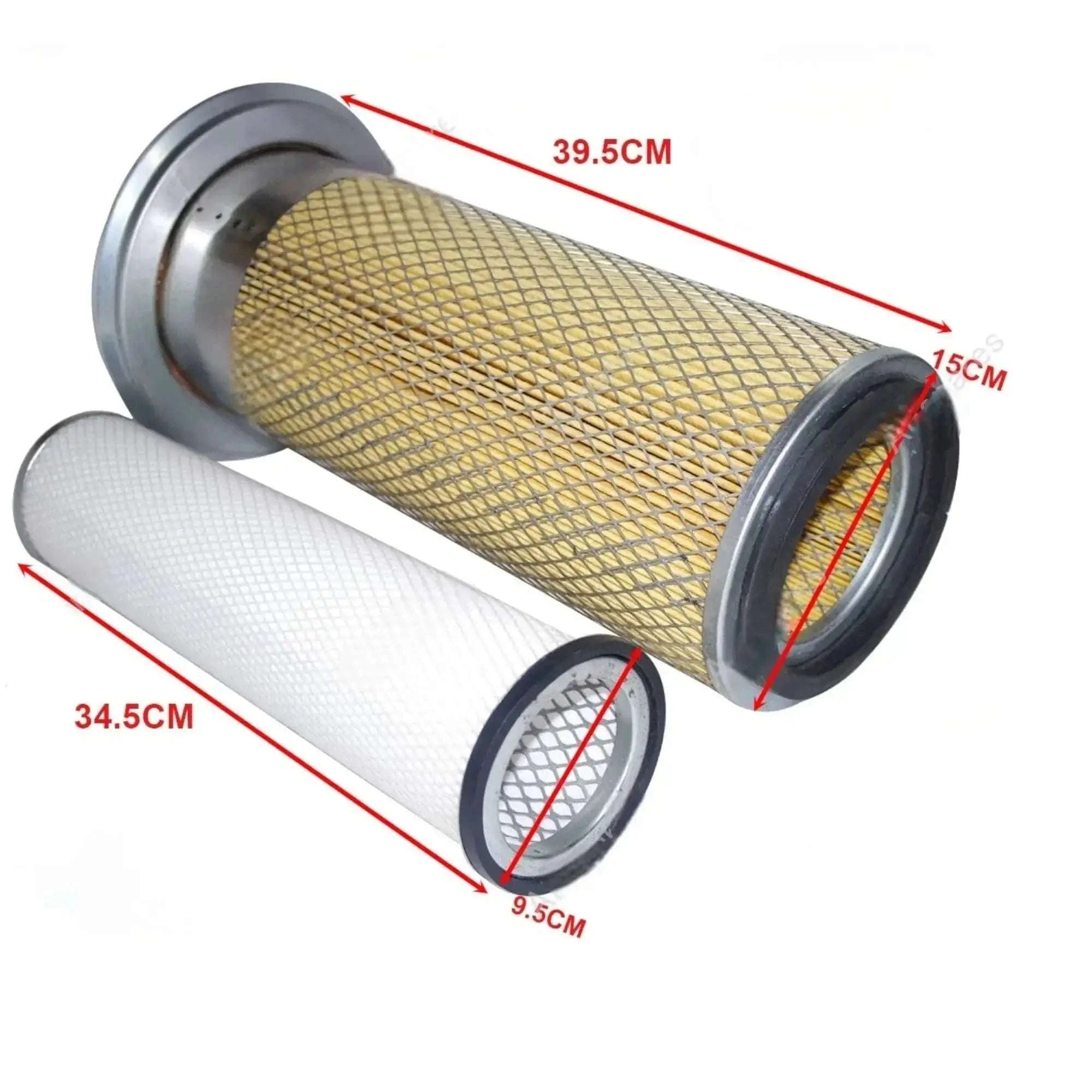 Air Filter Outer And Inner For JCB 3DX, 4DX - StellerGear
