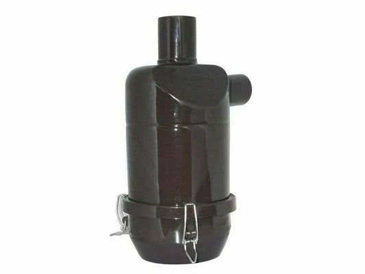Oil bath air filter cleaner assembly, durable plastic, designed for efficient filtration in machinery