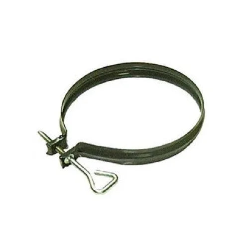 Durable air filter clamp, metal, adjustable size, for securing air purifiers with a HEPA filter
