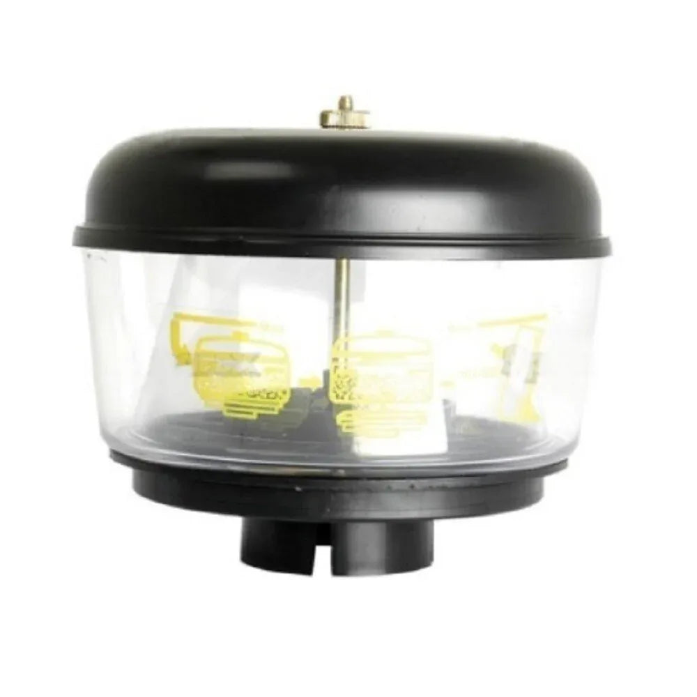Pre cleaner air filter, transparent plastic, designed for efficient air purification, ideal for tractors and heavy equipment