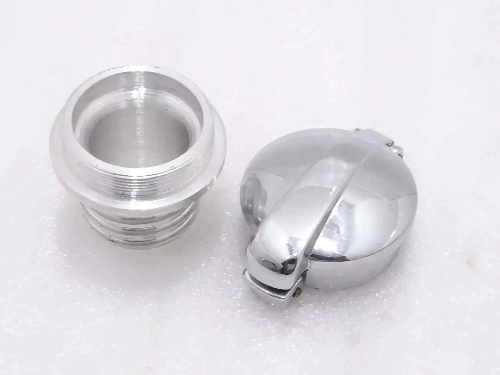 Alloy Monza Cap 2'' With Adapter/Filler Neck Fits Harley Davidson - StellerGear