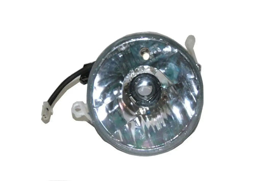 Round motorcycle headlight lamp reflector lens, measures 5 inches, ideal for enhancing visibility. Learn how do you clean headlight lens.