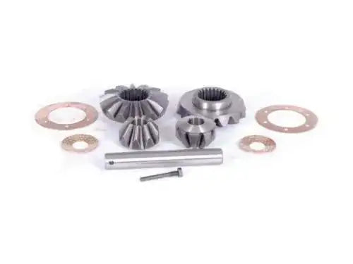 Differential gear kit with metal gears, washers, and locating pins