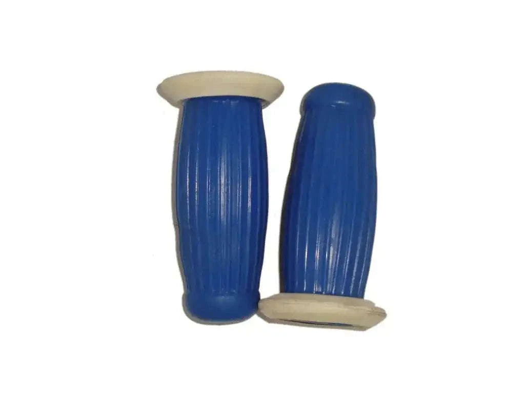 Barrel Handlebar Grips for Lambretta Series 1 in blue by StellerGear