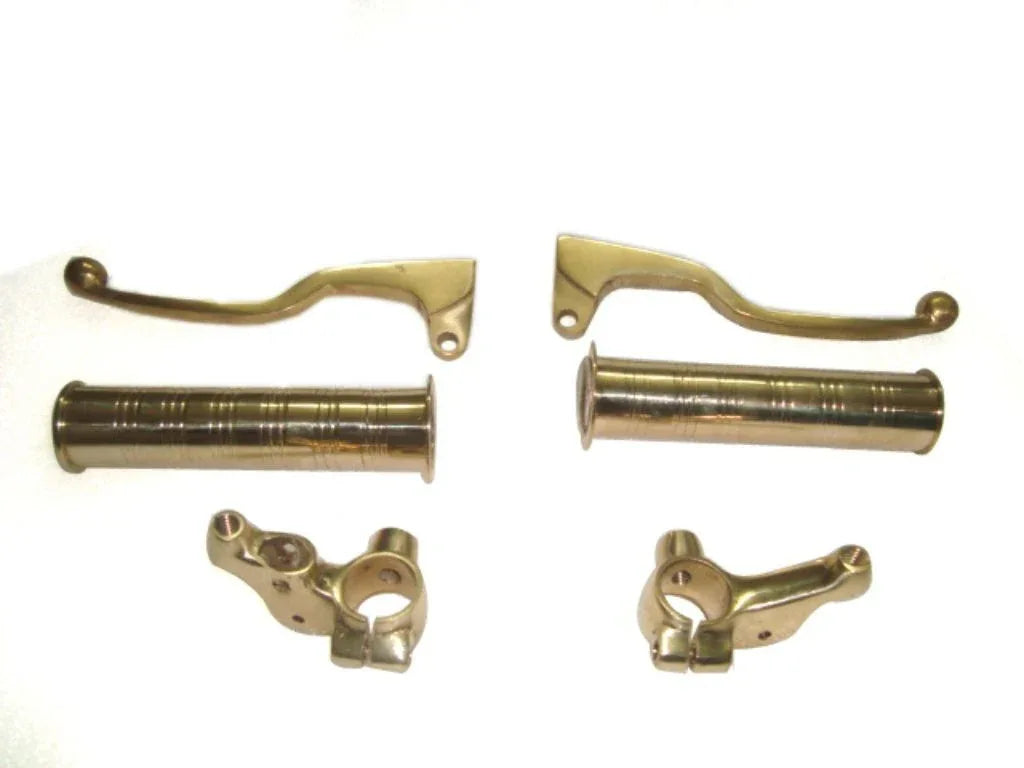 Brake and clutch lever set made of durable metal, ideal handlebar grip for bike enthusiasts