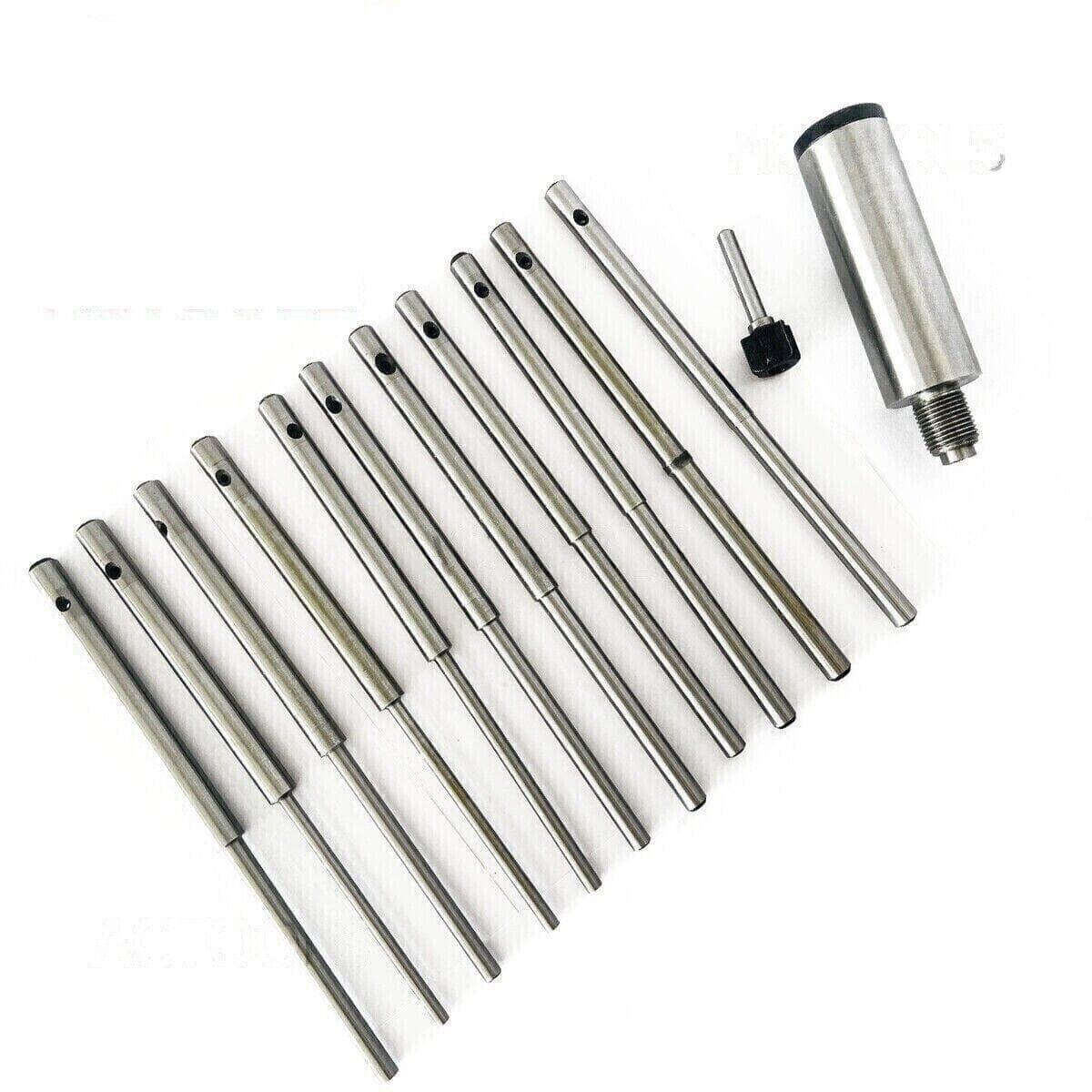 Black & Decker valve seat grinding set with various pilot sizes and a holder for precise grinding