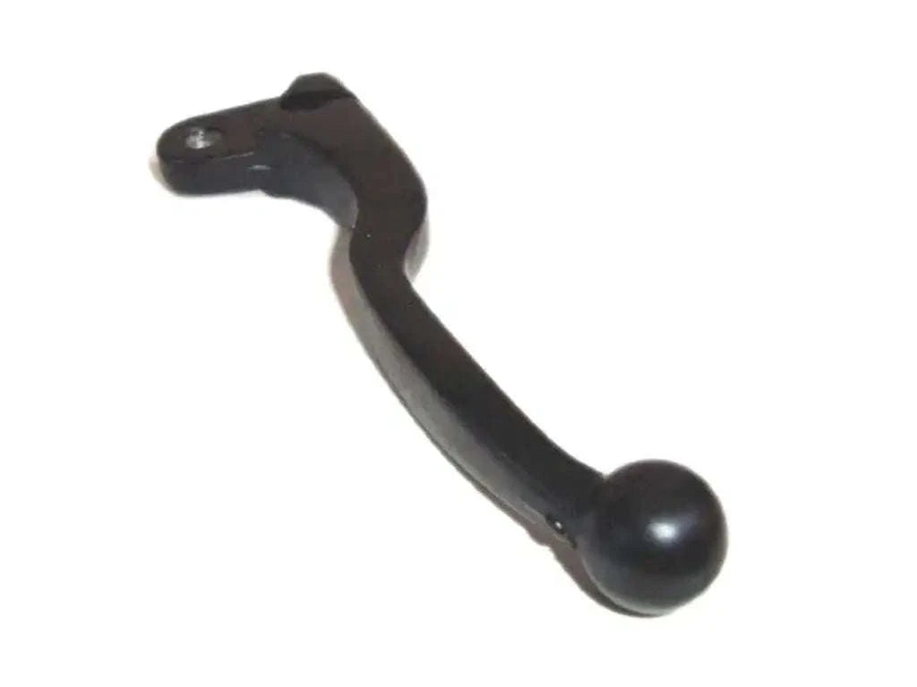 Black decompressor lever with pivot bolt and rounded handle, compatible replacement part