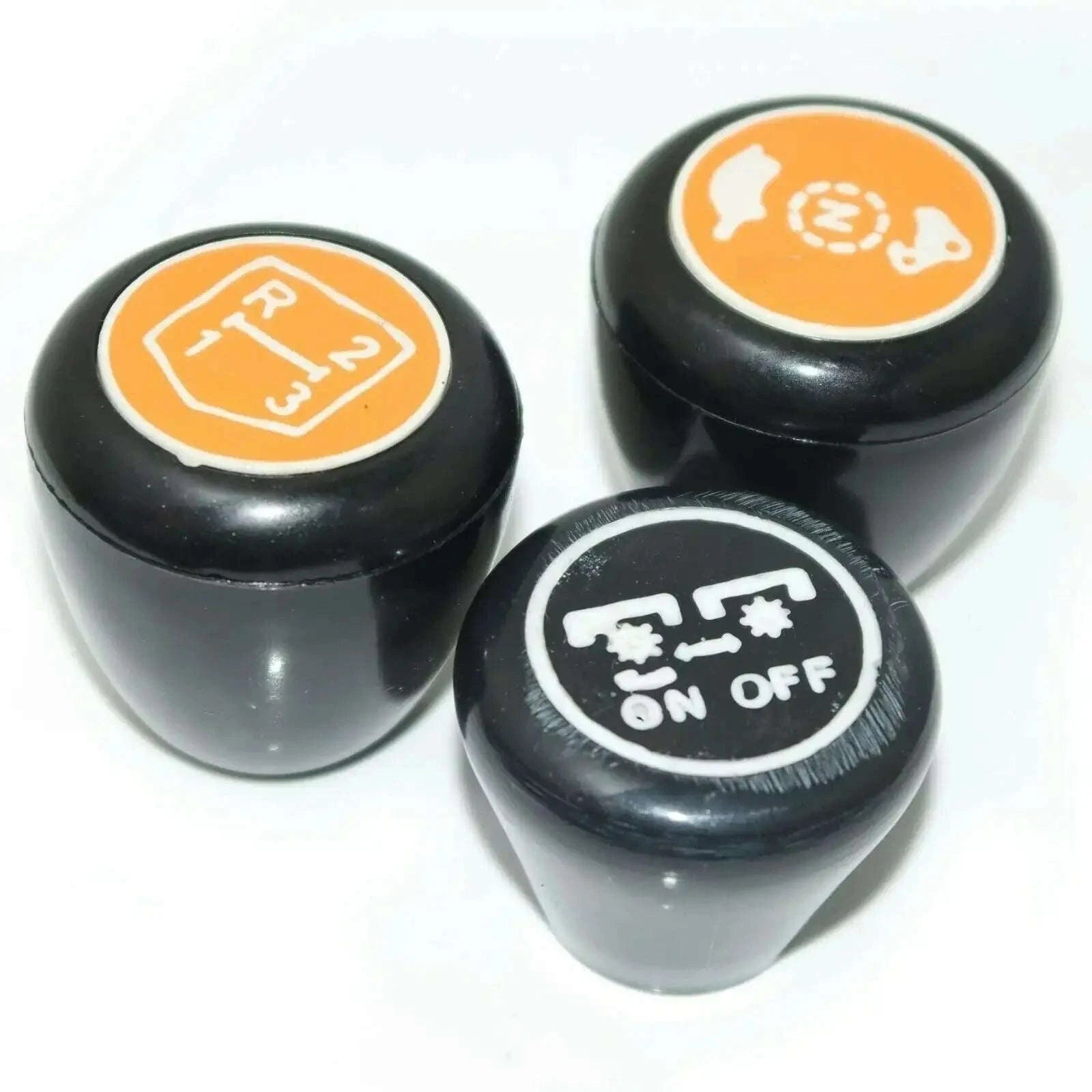 Black gear knob set of 3 for Massey Ferguson tractors