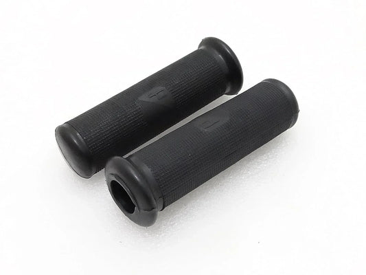 Vespa VBB VBA Rubber Handle Grip Pair (BLACK) Free Ship - StellerGear
