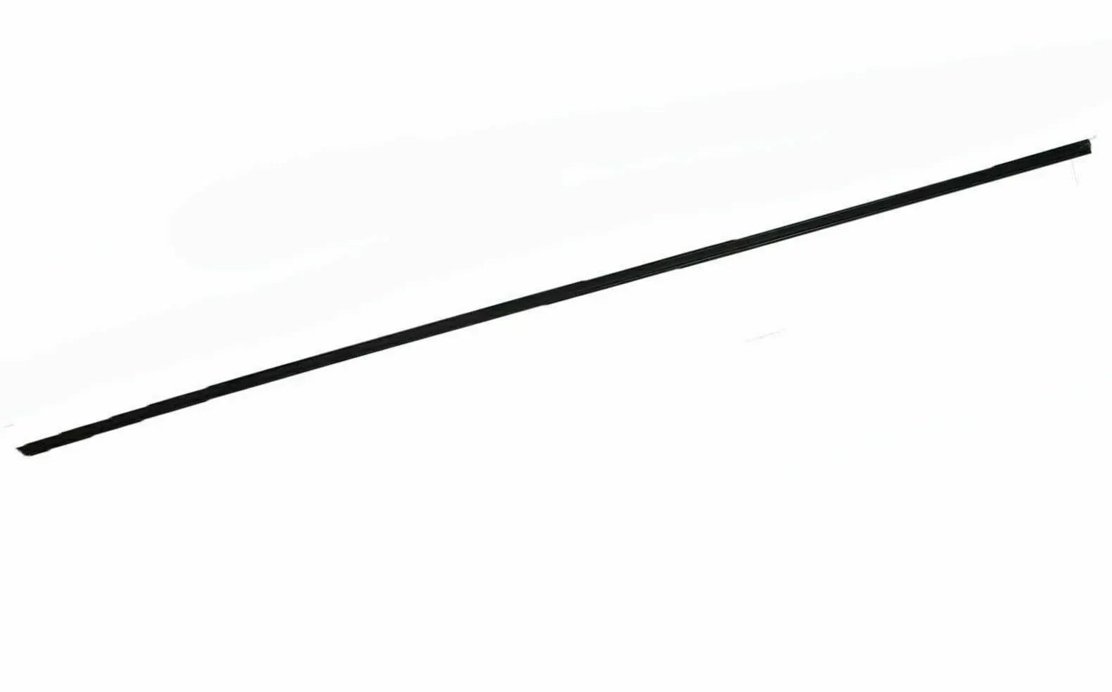 Black dashboard trim strip, long edge piece for vehicle dashboard