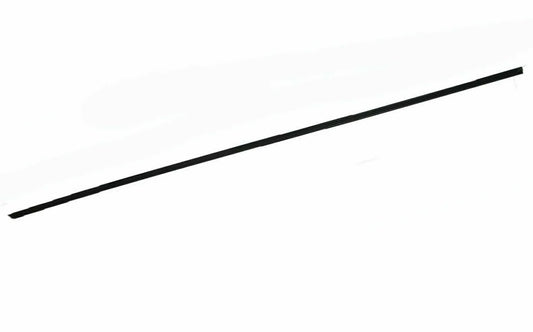 Black dashboard trim strip, long edge piece for vehicle dashboard