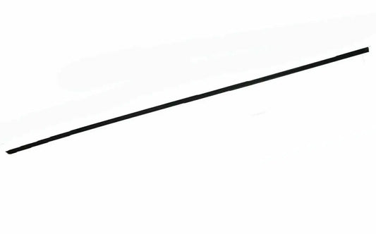 Black dashboard trim strip, long edge piece for vehicle dashboard