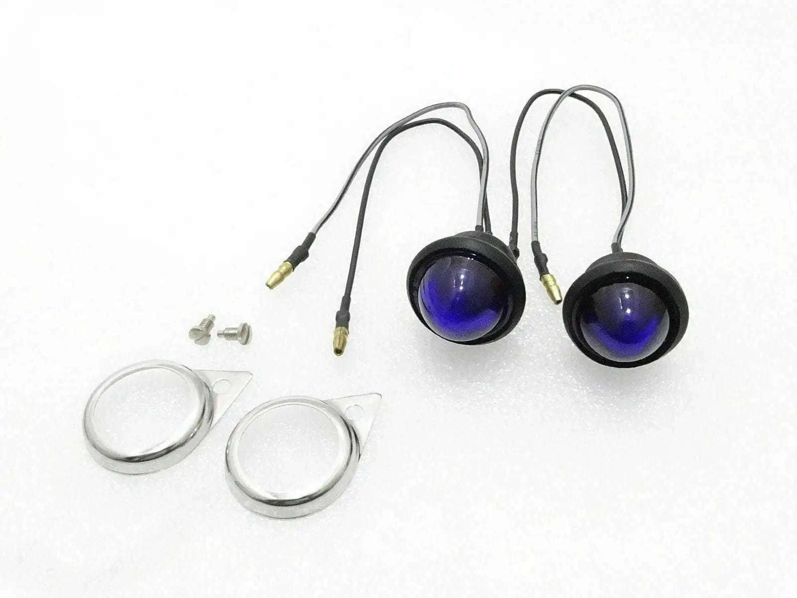 Blue Pilot Lights Pair Fit For Royal Enfield - StellerGear