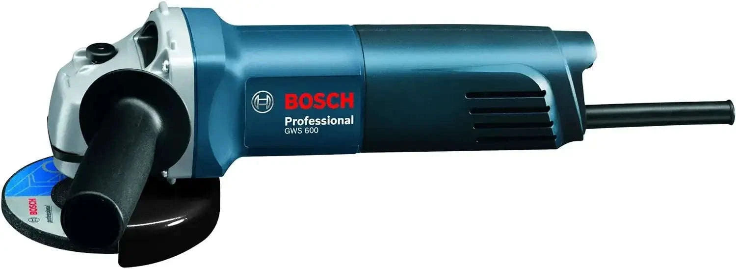 Bosch Blue Angle Grinder with 600W motor, suitable for metal cutting and grinding tasks