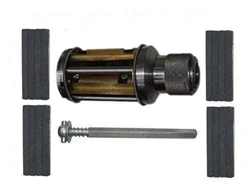 Hone engine cylinder kit with adjustable tool holder and various grit stones for precise honing