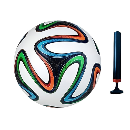Brazuka soccer ball size 5 with vibrant colorful design for optimal play and performance