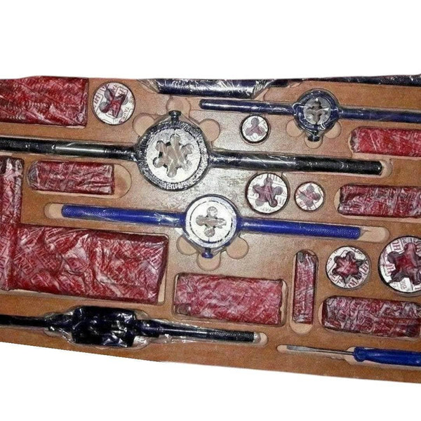 HEAVY DUTY TAP AND DIE SET 1-4 TO 1" BRITISH STANDARD FINE- BOXED COMPLETE BSF - StellerGear