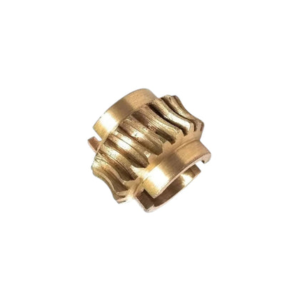 Bronze gear for Van Norman 777s, durable brass material, precise machining for milling operations