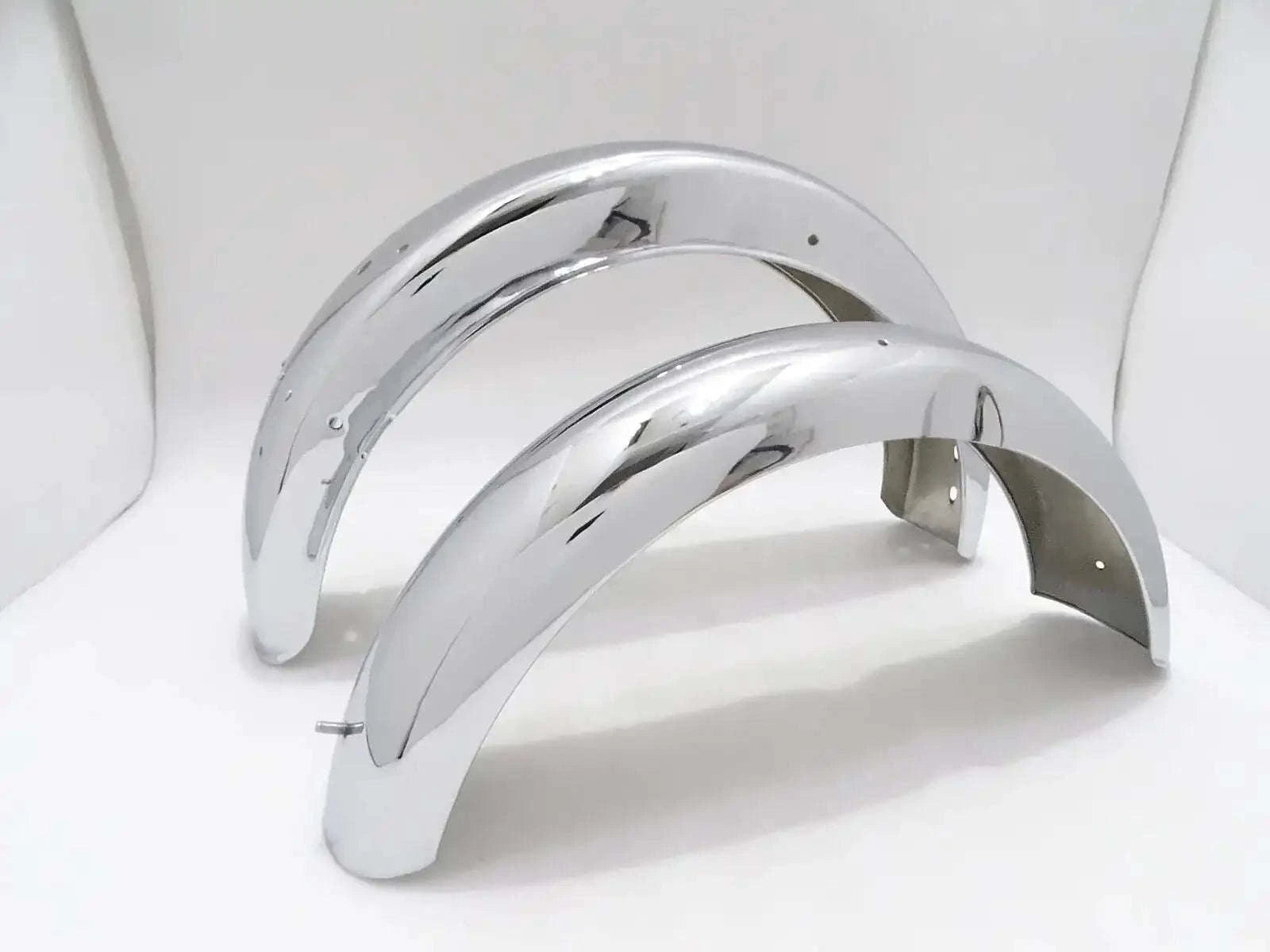 BSA A10 ROAD ROCKET MUDGUARD SET CHROME 1956 MODEL (PRE-DRILLED) - StellerGear