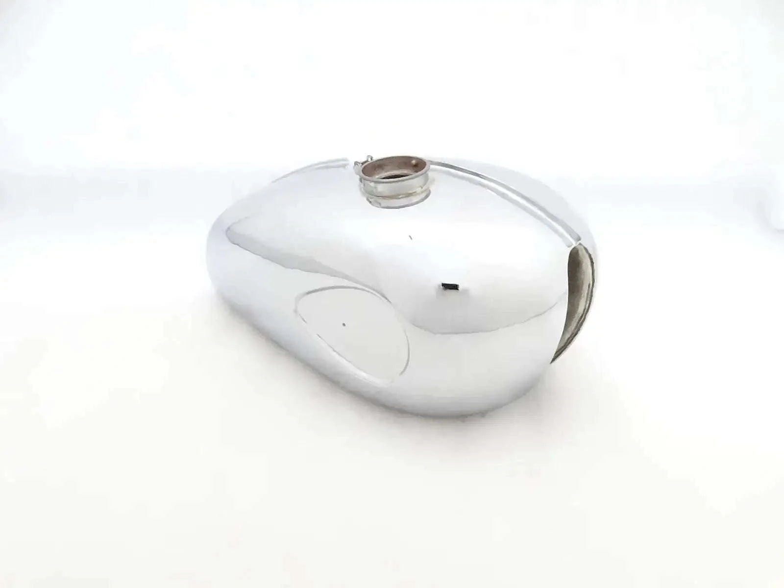 BSA A65 2 GALLON CHROME PETROL TANK (SMALL BADGES INDENT) - StellerGear