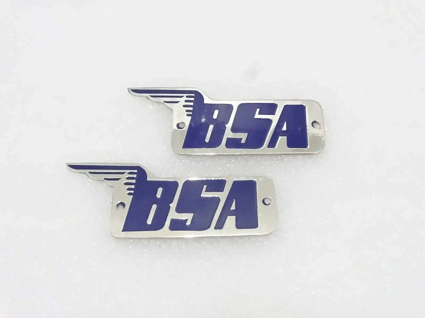 BSA A7 B31 C11 PETROL TANK BADGES PAIR - StellerGear