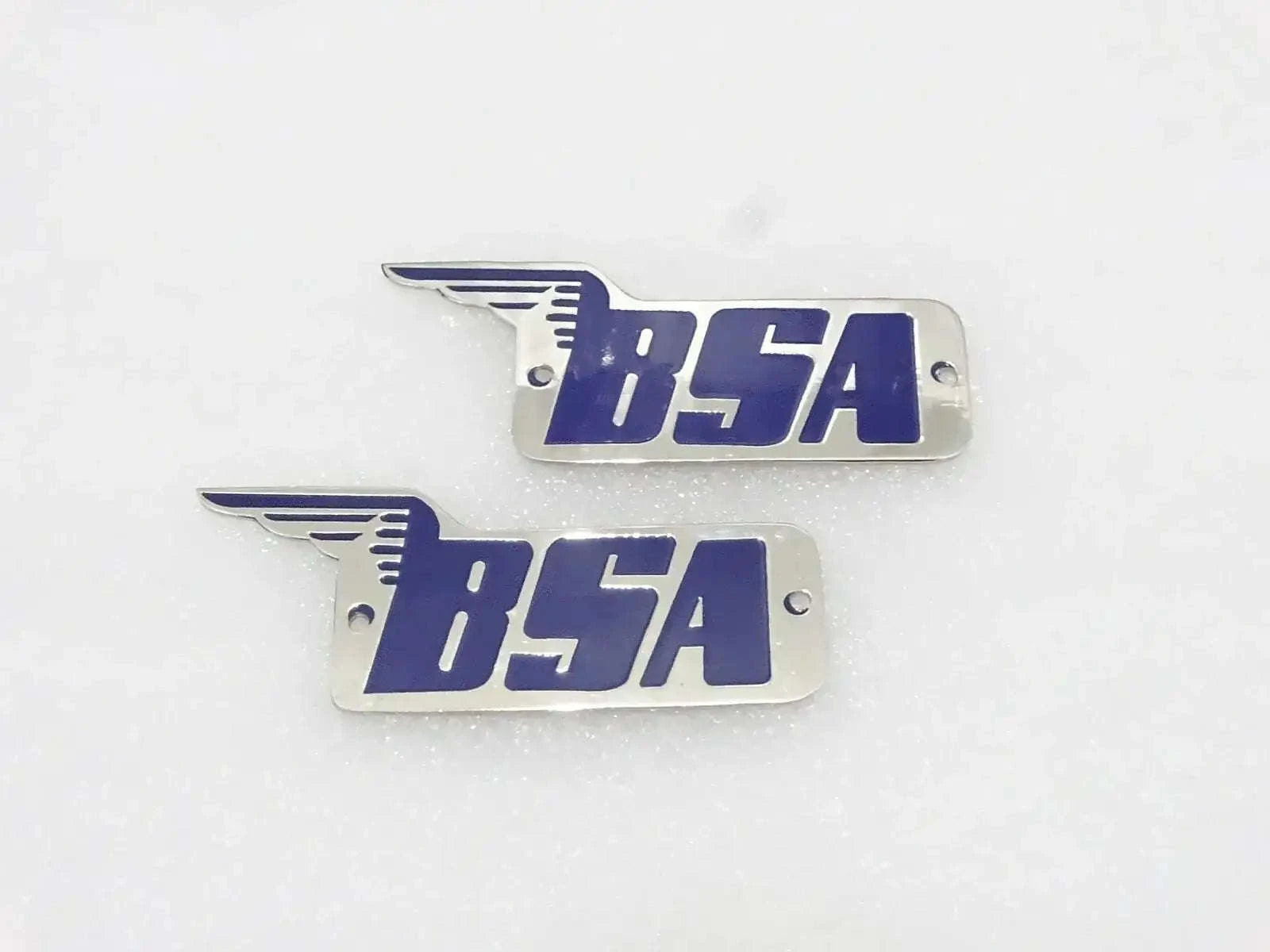BSA A7 B31 C11 PETROL TANK BADGES PAIR - StellerGear