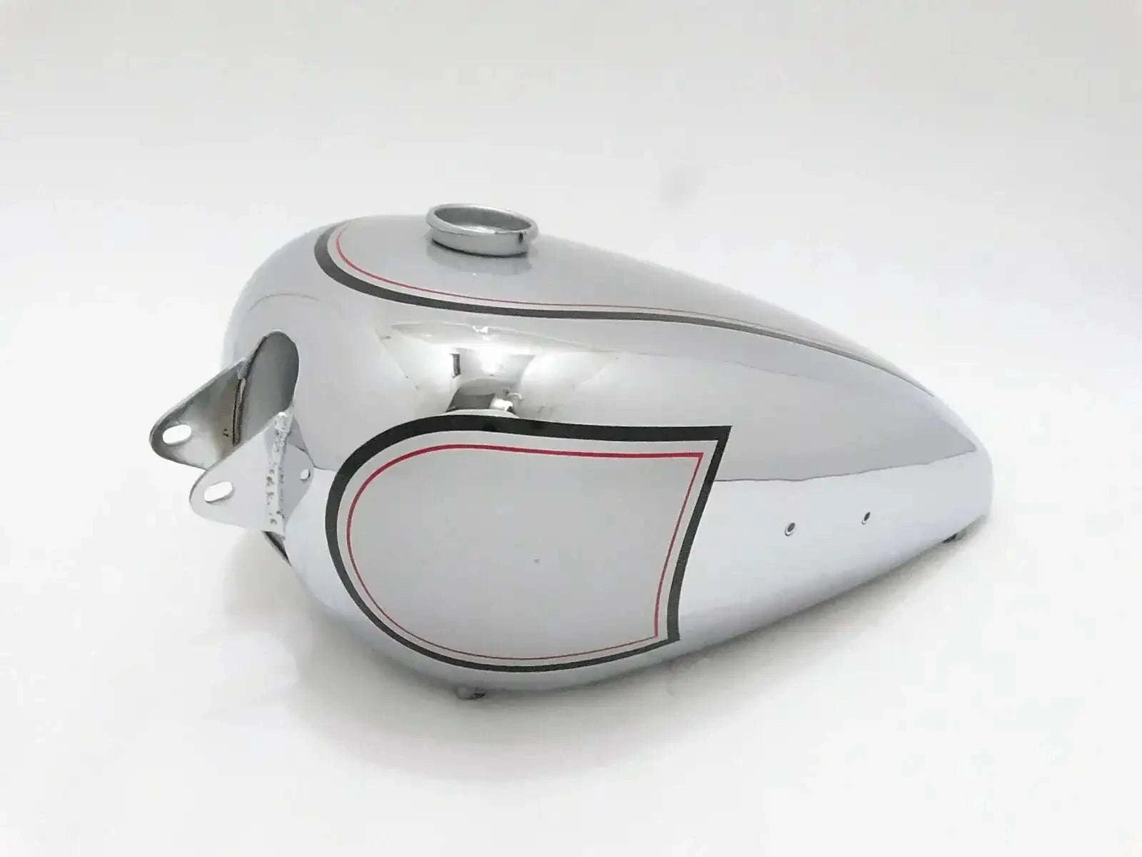 BSA B31 SILVER PAINTED CHROME PETROL TANK (Reproduction) - StellerGear